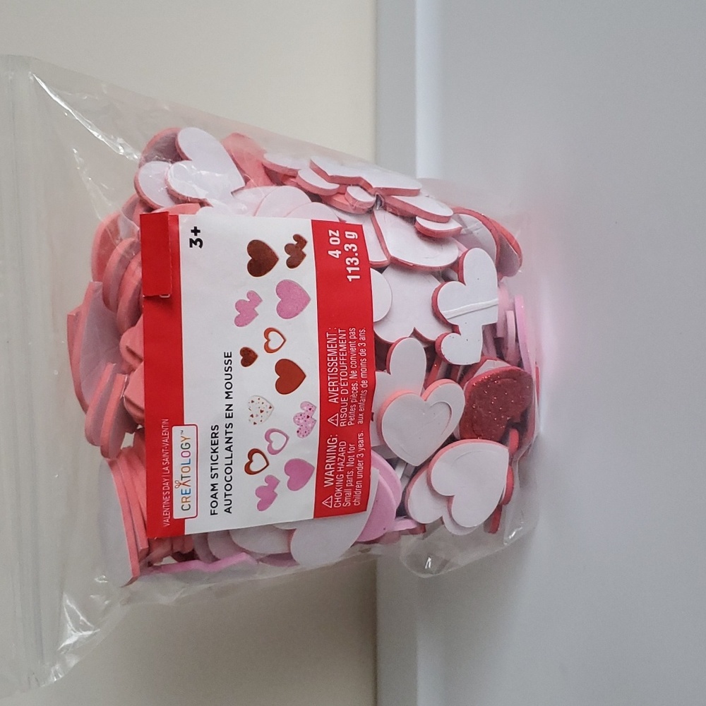 HEART FOAM STICKERS